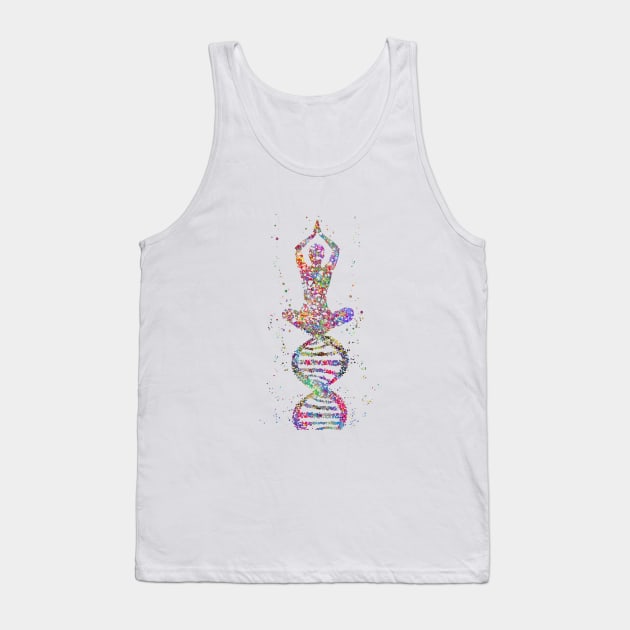 Yoga pose, DNA yoga pose Tank Top by RosaliArt